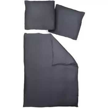 Постельное белье Adam «Uni Collection», в простом дизайне, темно-синий