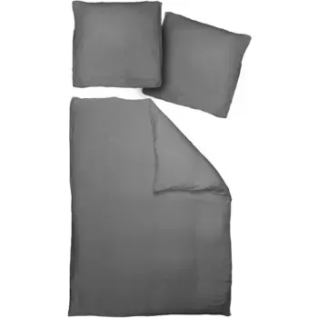 Постельное белье Adam «Uni Collection», в простом дизайне, черный