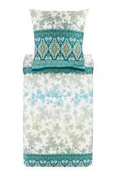 Постельное белье агридженто сатин Bassetti, оливково-зеленый