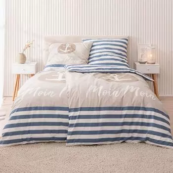 Постельное белье Anker Renforce 80х80+135х200 см · 4 шт. · МОИН МОИН - 100% хлопок TRAUMHELDEN