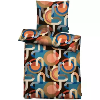 Постельное белье APELT «Джим ГОТС», мотивы семидесятых годов, цвет multicolor