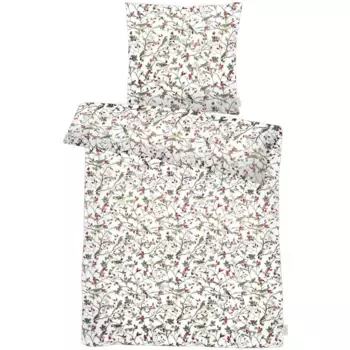 Постельное белье APELT «Freya», сертифицировано GOTS, изготовлено из экологически чистого хлопка, белый/мультиколор