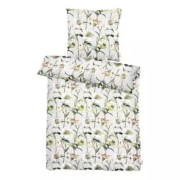 Постельное белье Apelt Lilia, 135x5x200 см цвет grau/grn