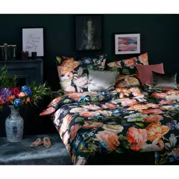 Постельное белье APELT «Софи» с цветочными мотивами, сертифицировано GOTS, изготовлено из экологически чистого хлопка, цвет multi