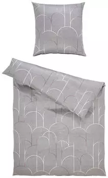 Постельное белье atelier makosatin Estella, серый