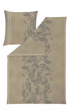 Постельное белье atelier трикотаж интерлок Estella, бежевый