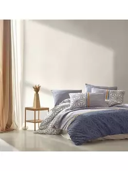 Постельное белье avance Perkal Set, цвет blau/grau