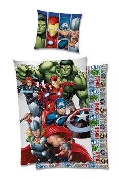 Постельное белье Avengers Marvel 200 х 135, 80 х 80, 100% хлопок tex idea