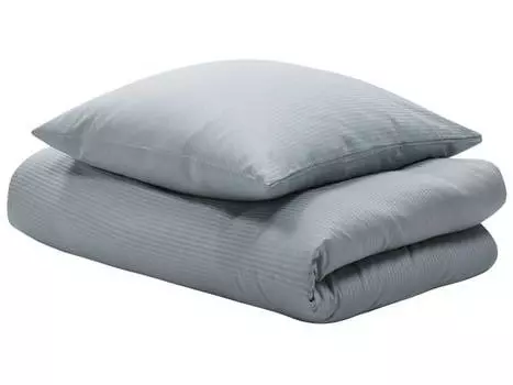 Постельное белье avondale 2 шт. Beliani, серый