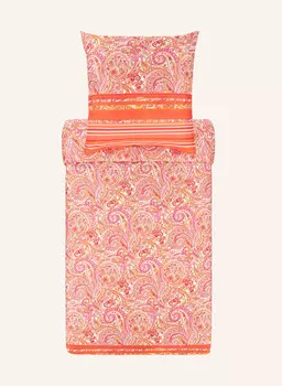 Постельное белье Bassetti NOTO V.T1, цвет orange/weiss/pink