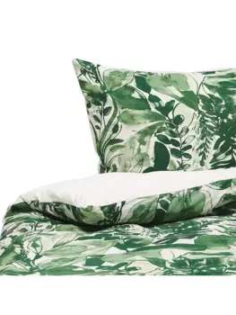 Постельное белье Beliani 2 tlg GREENWOOD, цвет grn/wei