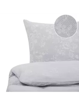 Постельное белье Beliani 3 tlg MORNINGSIDE, цвет grau/wei