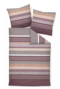 Постельное белье Biber Janine, лиловый/оранжевый