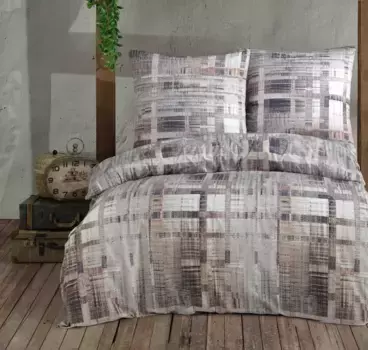 Постельное белье Buymax, коричневый