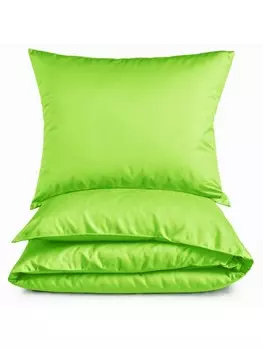 Постельное белье Carpe Sonno Mako Satin 135x200 155x220, зеленый