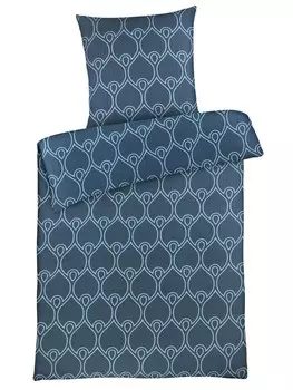 Постельное белье Carpe Sonno Seersucker Sommer 135x200, синий