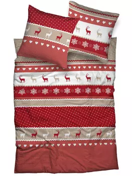 Постельное белье Casatex, цвет rot-beige