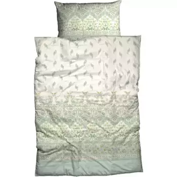 Постельное белье CASATEX «Jolie», элегантный дизайн с нежными цветочными узорами и нежными тонами, цвет salbei/grn