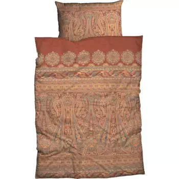 Постельное белье CASATEX «Кирана», восточный, эксклюзивный бордюр и орнамент, цвет terra