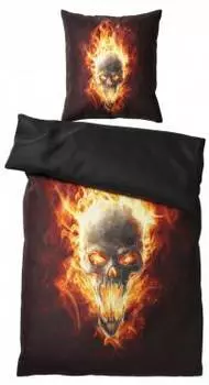 Постельное белье череп 135 х 200 см Sanilo, черный