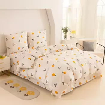 Постельное белье Cotton Market, оранжевый