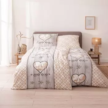 Постельное белье Country house винтажное, 155х220+80х80 см, 100% хлопок TRAUMHELDEN