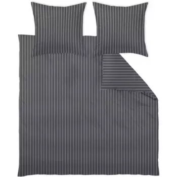 Постельное белье Curt Bauer «Belluno», узкие полоски, цвет stahlgrau