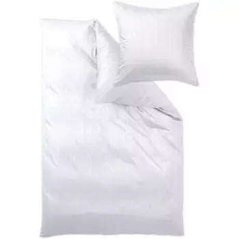 Постельное белье Curt Bauer «Belluno», узкие полоски, белый