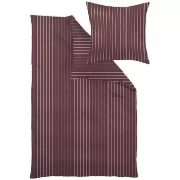 Постельное белье Curt Bauer «Belluno», узкие полоски, цвет rouge