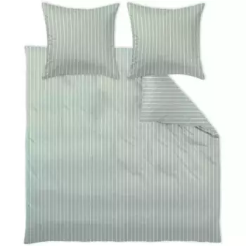 Постельное белье Curt Bauer «Belluno», узкие полоски, цвет salbei