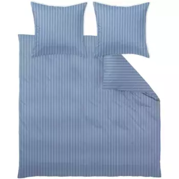 Постельное белье Curt Bauer «Belluno», узкие полоски, цвет mattblau