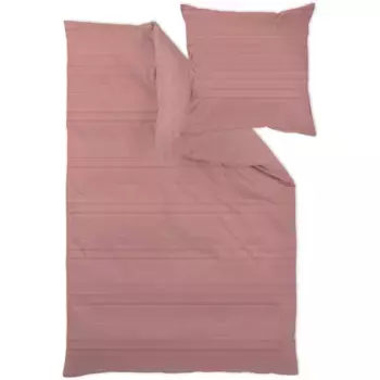 Постельное белье Curt Bauer «Бенте», вид меланжа, цвет ruby