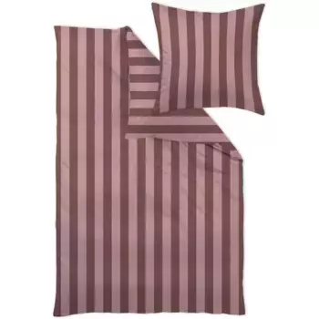 Постельное белье Curt Bauer «Como», блочные полосы, цвет rouge