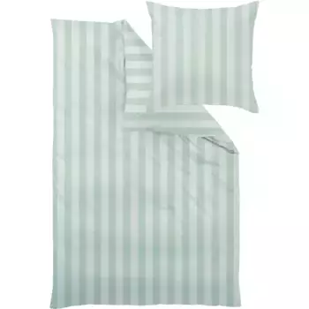 Постельное белье Curt Bauer «Como» из мягкой парчи Mako дамасского качества, изготовлено из 100% хлопка. На молнии STANDARD 100 от OEKO-TEX, цвет salbei