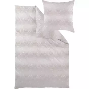 Постельное белье Curt Bauer "Флоренция", (2 шт.), парча Mako дамасского качества, 100% хлопок, постельное белье и наволочка на молнии, сатин с шелковистым блеском, охлаждающее летнее постельное белье, можно использовать круглый год, цвет sand