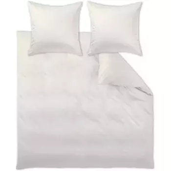 Постельное белье Curt Bauer «Сатин Uni-Mako из 100% хлопка, постельное белье и наволочки на молнии, просты в уходе, сертифицированы STANDARD 100 от OEKO-TEX и Made in Green, также подходят круглый год, элегантный вид» (2 куски), цвет nebel