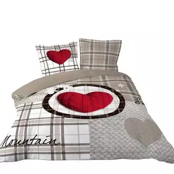 Постельное белье дачное для дома 3 шт. Dynamic24, бежевый