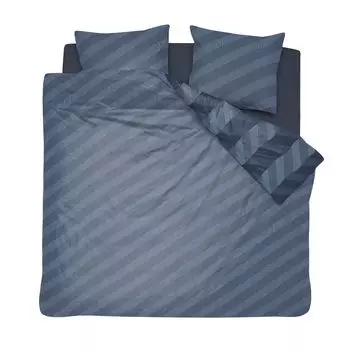 Постельное белье Damai из органического сатина Atomy Graphite uni classic 100% хлопок, ВЫБОР РАЗМЕРА: 200х200 см + 2х 80х80 см