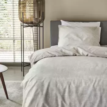 Постельное белье Damai «Эбба со структурированным эффектом», в элегантных тонах, 100% хлопок, на молнии, бежевый