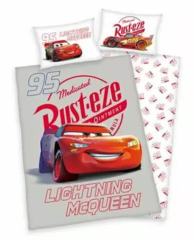 Постельное белье Disney's Cars 3 40х60+100х135см, 100% хлопок Renforce