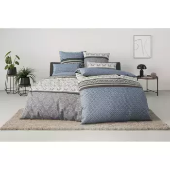 Постельное белье для дома «Кремона», романтическое постельное белье различного качества, от размера 135х200см Home Affaire, цвет blau