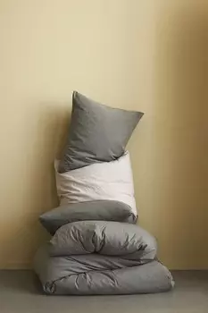 Постельное белье для двуспальных кроватей/кроватей king size H&M, серый