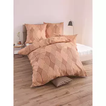 Постельное белье Dormisette, (2 шт.), цвет apricot-bedruckt