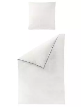 Постельное белье Dream Castle из хлопчатобумажной ткани - 3000_05 - однотонный белый 200 x 200 см без глажки, однотонный белый Traumschloss