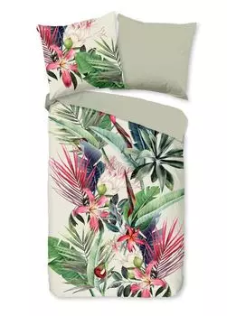 Постельное белье Dream Castle Renforce - тропические листья 155 х 220 см тропические листья Traumschloss