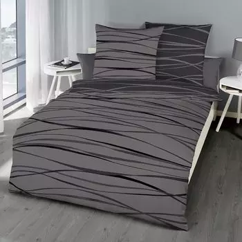 Постельное белье Dream Sleep Beaver Motion банка 200x220 см + 2x 80x80 см Traumschlaf