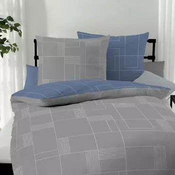 Постельное белье Dream Sleep Beaver Uptown 200x220 см + 2x 80x80 см голубь Traumschlaf