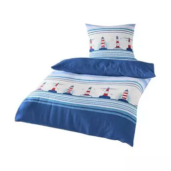 Постельное белье Dream Sleep из хлопчатобумажной ткани Lighthouse 135х200 см + 80х80 см Traumschlaf