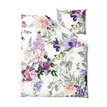 Постельное белье Dream Sleep Mako Interlock Jersey Valerie 135х200 см + 80х80 см Traumschlaf