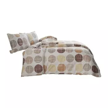 Постельное белье Dream Sleep Matteo коричневый 155х220 см + 80х80 см Traumschlaf